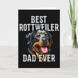 Vatertag . Bester Rottweiler-Vater Aller Zeiten Hu Karte