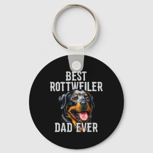 Vatertag. Bester Rottweiler Vater je Hund Vater Schlüsselanhänger