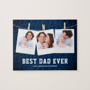Vatertag Bester Vater Aller Zeiten 3 Foto Collag Puzzle