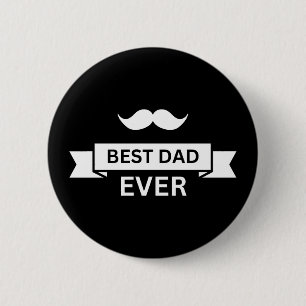 Vatertag BESTER VATER ALLER Zeiten Typo mit Schnur Button