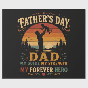 Vatertag Bester Vater Aller Zeiten Vintage  Geschenkpapier