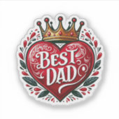 Vatertag: Bester Vater Aufkleber (Vorderseite)