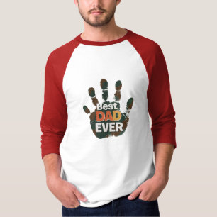 Vatertag   Bester Vater für jeden Handdrucker T -  T-Shirt