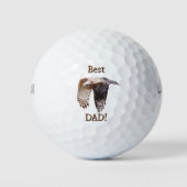 Vatertag "Bester Vater" Hawk Golfball (Vorderseite)