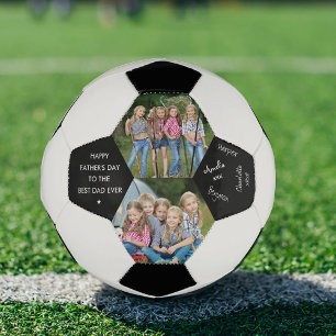 Vatertag Bester Vater je 2 Foto gezeichnet Fußball