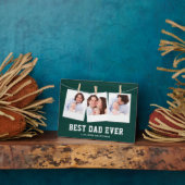 Vatertag | Bester Vater je 3 FotoCollage Fotoplatte (Seite)