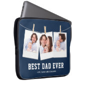 Vatertag | Bester Vater je 3 FotoCollage Laptopschutzhülle (Vorne Rechts)
