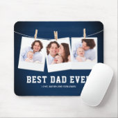 Vatertag | Bester Vater je 3 FotoCollage Mousepad (Mit Mouse)