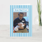 Vatertag Bester Vater je Bild Karte (Vorderseite)