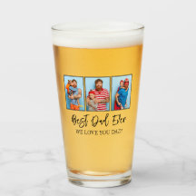 Vatertag Bester Vater je Familienfoto Collage