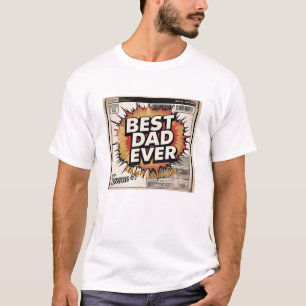 Vatertag Bester Vater je individueller T - Shirt