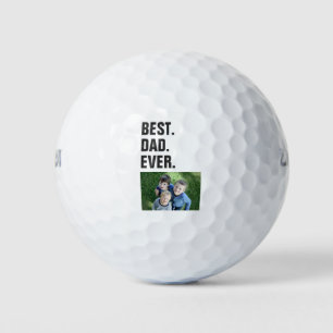 Vatertag Bester Vater je Kind Foto Golfball