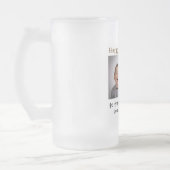 Vatertag Bester Vater je Kind Foto Mattglas Bierglas (Links)