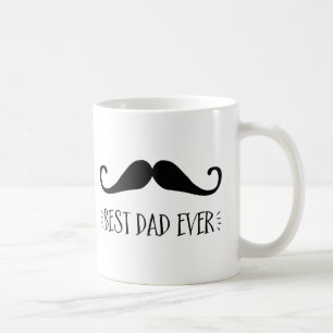 Vatertag Bester Vater je Mustache Kaffee Tasse