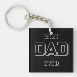 Vatertag Bester Vater je schwarz Schlüsselanhänger
