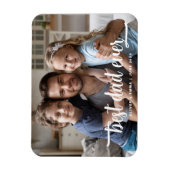 Vatertag Bester Vater je Skript-Foto Magnet (Vertikal)