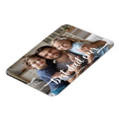 Vatertag Bester Vater je Skript-Foto Magnet (Linke Seite)