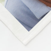 Vatertag Bester Vater je Trendy FotoCollage Fleecedecke (Ecke)