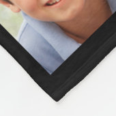 Vatertag Bester Vater je Trendy FotoCollage Fleecedecke (Ecke)