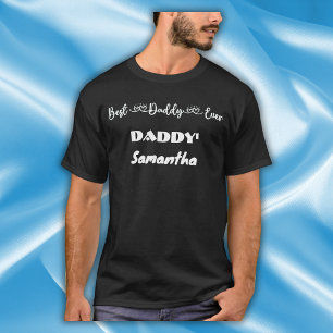 Vatertag Bester Vater je Typografie   T-Shirt