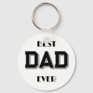 Vatertag Bester Vater je Weiß Schlüsselanhänger