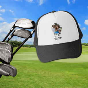 Vatertag-Bester Vater nach Par Custom-Foto-Golf Truckerkappe