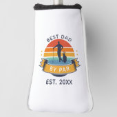 Vatertag Bester Vater nach Par Retro Golf Headcover (Rotieren 90)