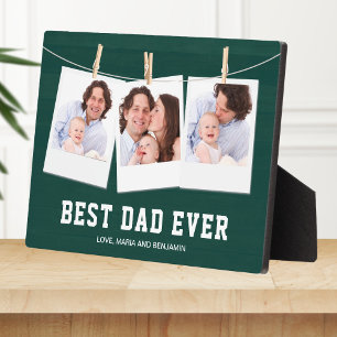 Vatertag Bester Vater überhaupt 3 Foto-Collage Fotoplatte