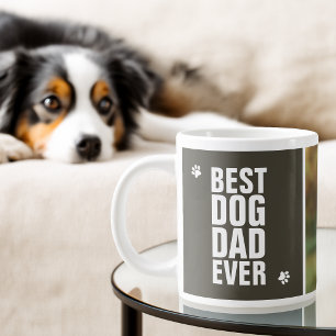 Vatertag Bestes Hund Papa Aller Photo Jumbo-Tasse