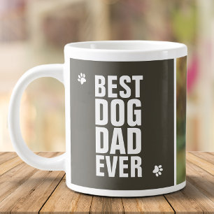 Vatertag Bestes Hund Papa Aller Zeiten Foto Jumbo-Tasse