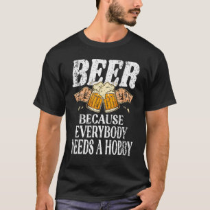 Vatertag Bier trinken Hobby Kunsthandwerk Dunkle B T-Shirt