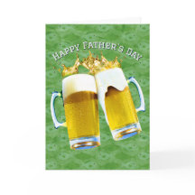 Vatertag-Bier über Fischdesign