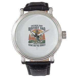 Vatertag Bigfoot Dad Shirt Der Mann Der Mythos Der Armbanduhr
