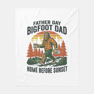 Vatertag Bigfoot Dad Shirt Der Mann Der Mythos Der Fleecedecke