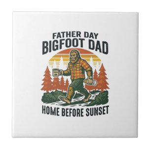 Vatertag Bigfoot Dad Shirt Der Mann Der Mythos Der Fliese