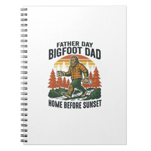 Vatertag Bigfoot Dad Shirt Der Mann Der Mythos Der Notizblock