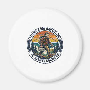 Vatertag Bigfoot Dad Shirt Lustiger Wald Legende D Magnet