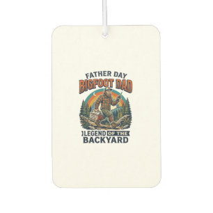 Vatertag Bigfoot Dad Shirt Snacks Held Funny Gif Autolufterfrischer