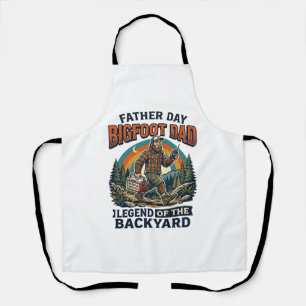 Vatertag Bigfoot Dad Shirt Snacks Held Funny Gif Schürze
