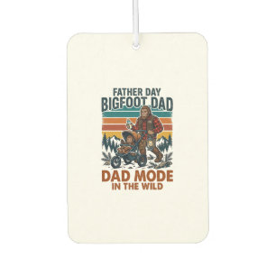 Vatertag Bigfoot Papa Shirt Camping Legende Vater Autolufterfrischer