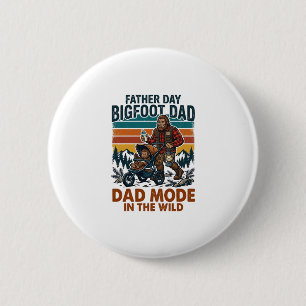 Vatertag Bigfoot Papa Shirt Camping Legende Vater Button