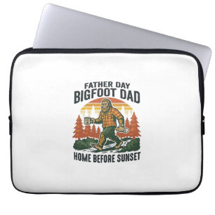 Vatertag Bigfoot Papa Shirt Der Mann Der Mythos De Laptopschutzhülle