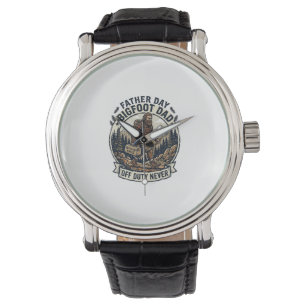 Vatertag Bigfoot Papa Shirt Papa Modus In Der Wild Armbanduhr