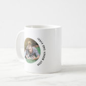 Vatertag Boxer Hund Vater je kundenspezifisches Fo Kaffeetasse (Vorderseite Links)