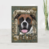 Vatertag - Boxer - Vindy Karte (Vorderseite)