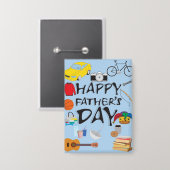 Vatertag Button (Vorderseite/Rückseite)