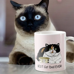 Vatertag Calico Katze Kaffeetasse