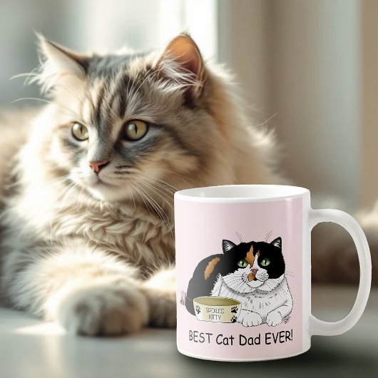 Vatertag Calico Katze Kaffeetasse