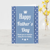 Vatertag Card Bester Vater Karte (Gelbe Blume)