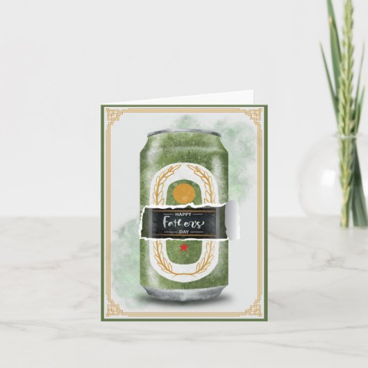 Vatertag-Card-Bier Einladung (Vorderseite)